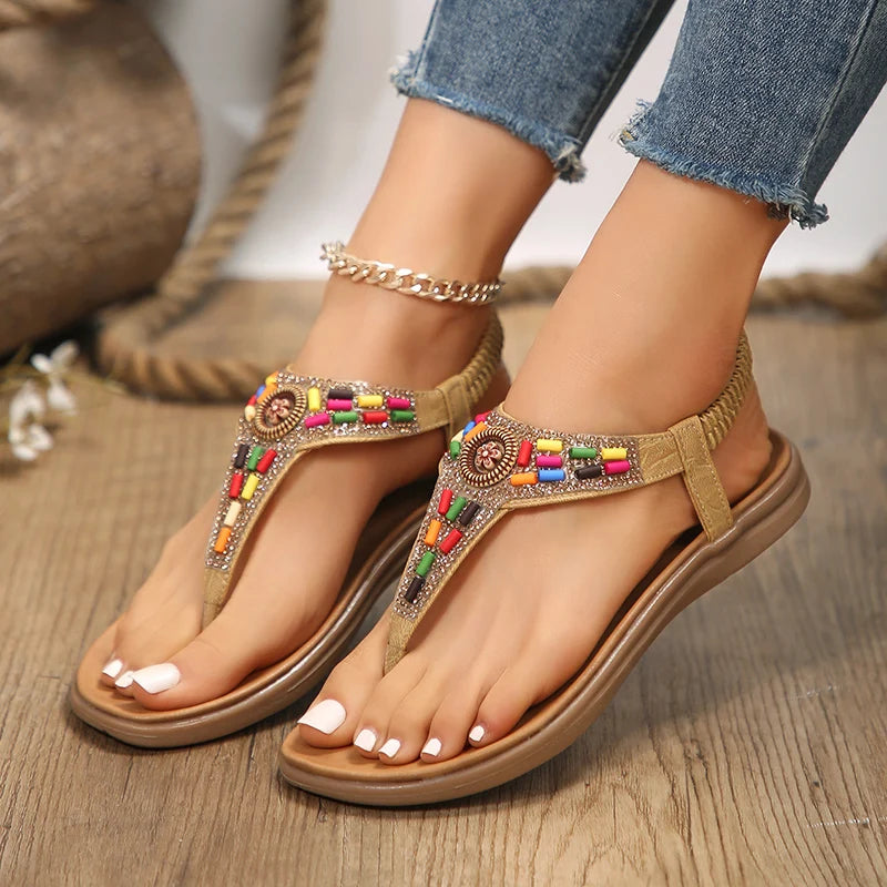 CHLOÉ | Platte sandalen in boho-stijl voor dames