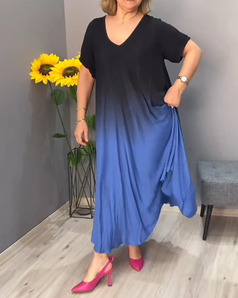 ANASTASIA | Casual maxi jurk met plooien