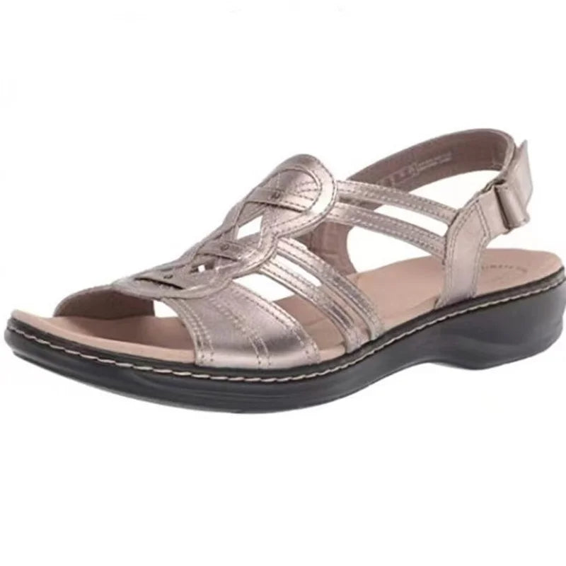 JOANNA | Open stijl riemdetail dames sandalen