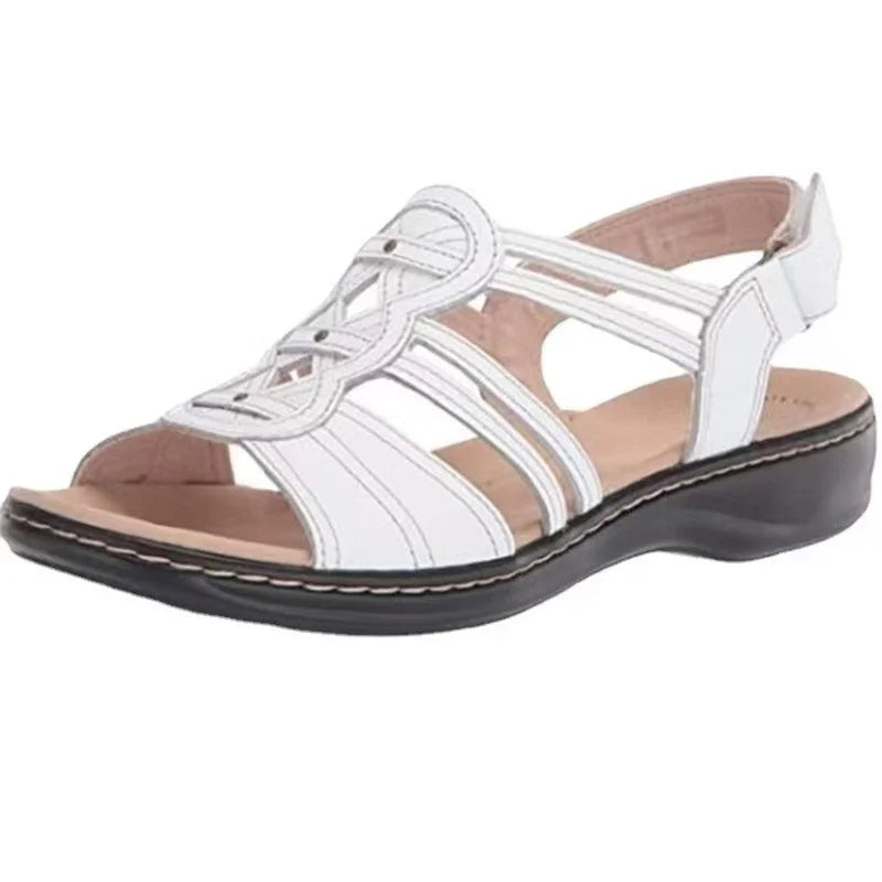 JOANNA | Open stijl riemdetail dames sandalen