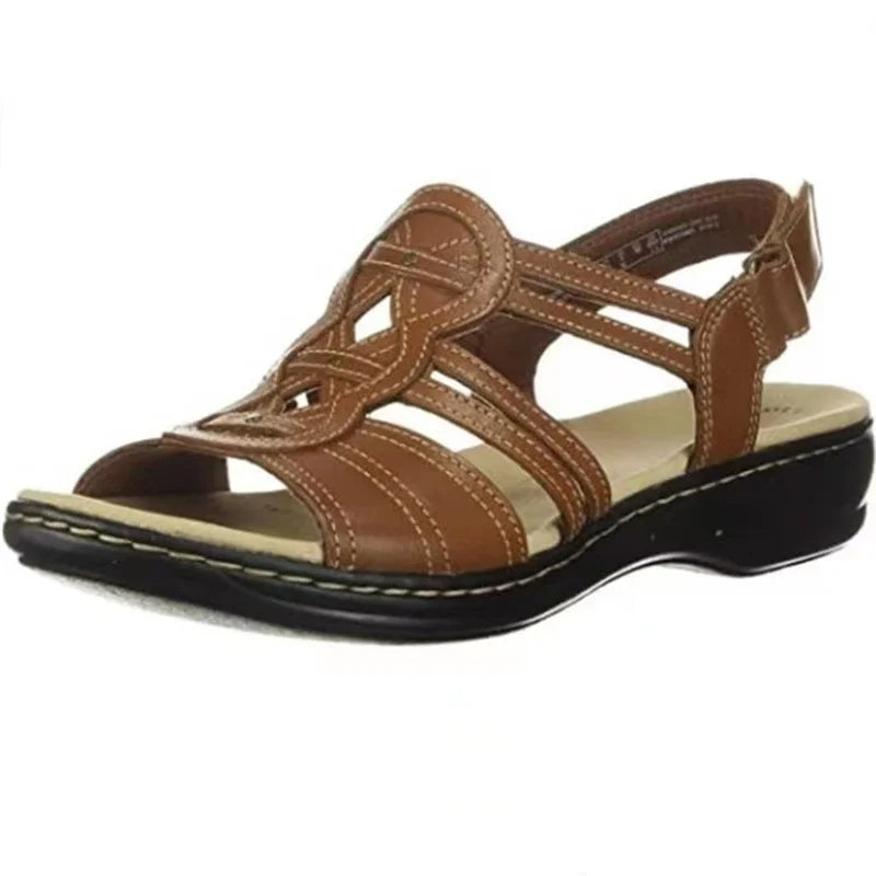 JOANNA | Open stijl riemdetail dames sandalen