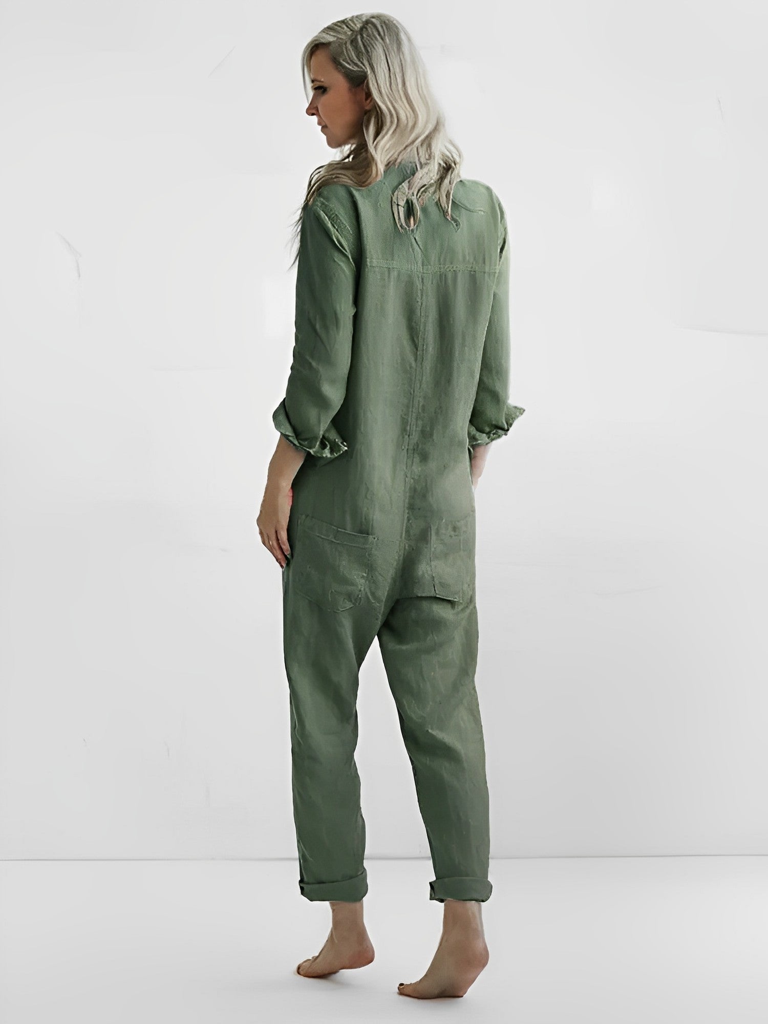 KAYLA | Stijlvolle groene jumpsuit