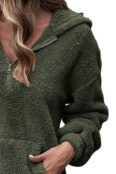 PORTIA | Oversized Hoodie met halflange rits