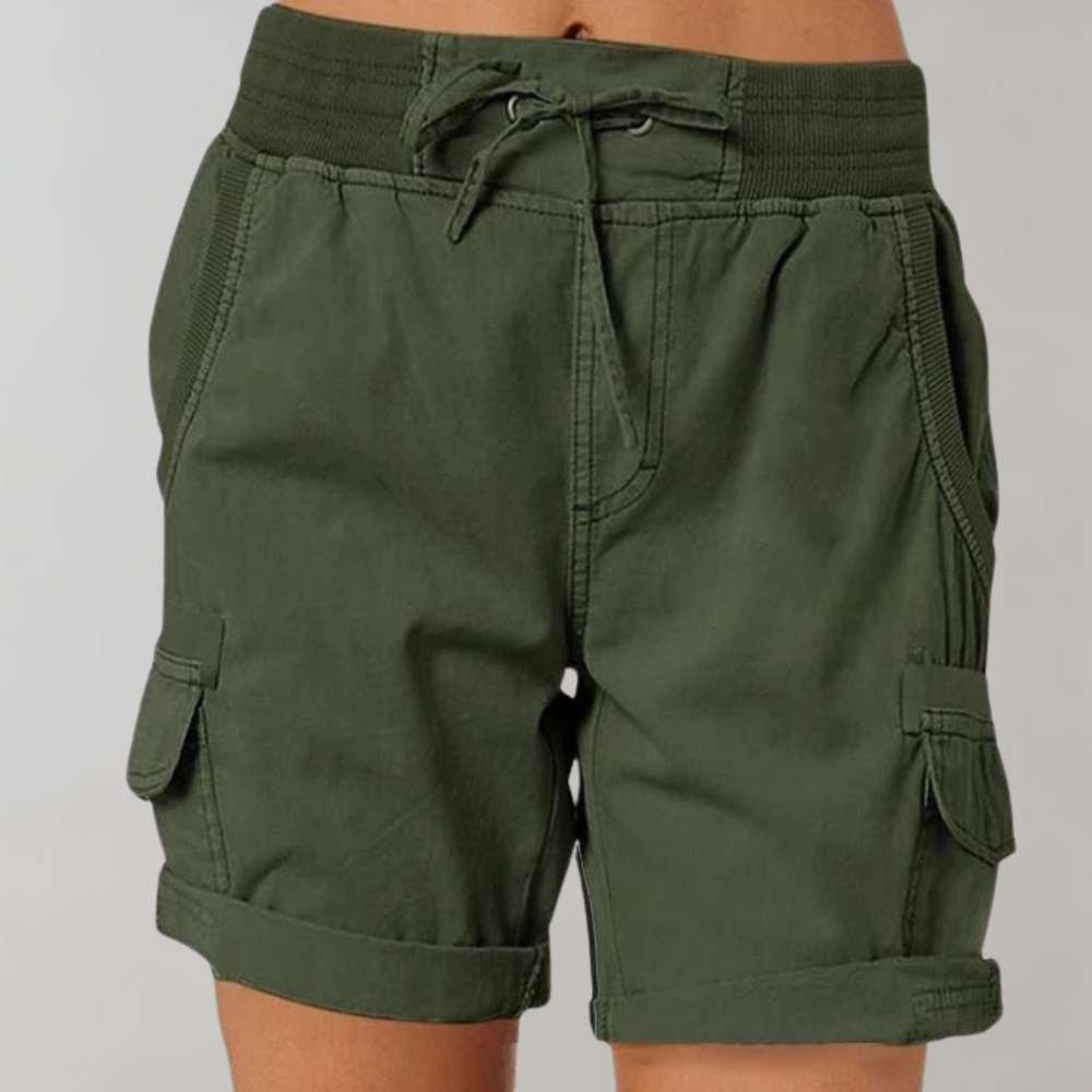 SERAPHINE | Verhoogde shorts met hoge taille voor dames