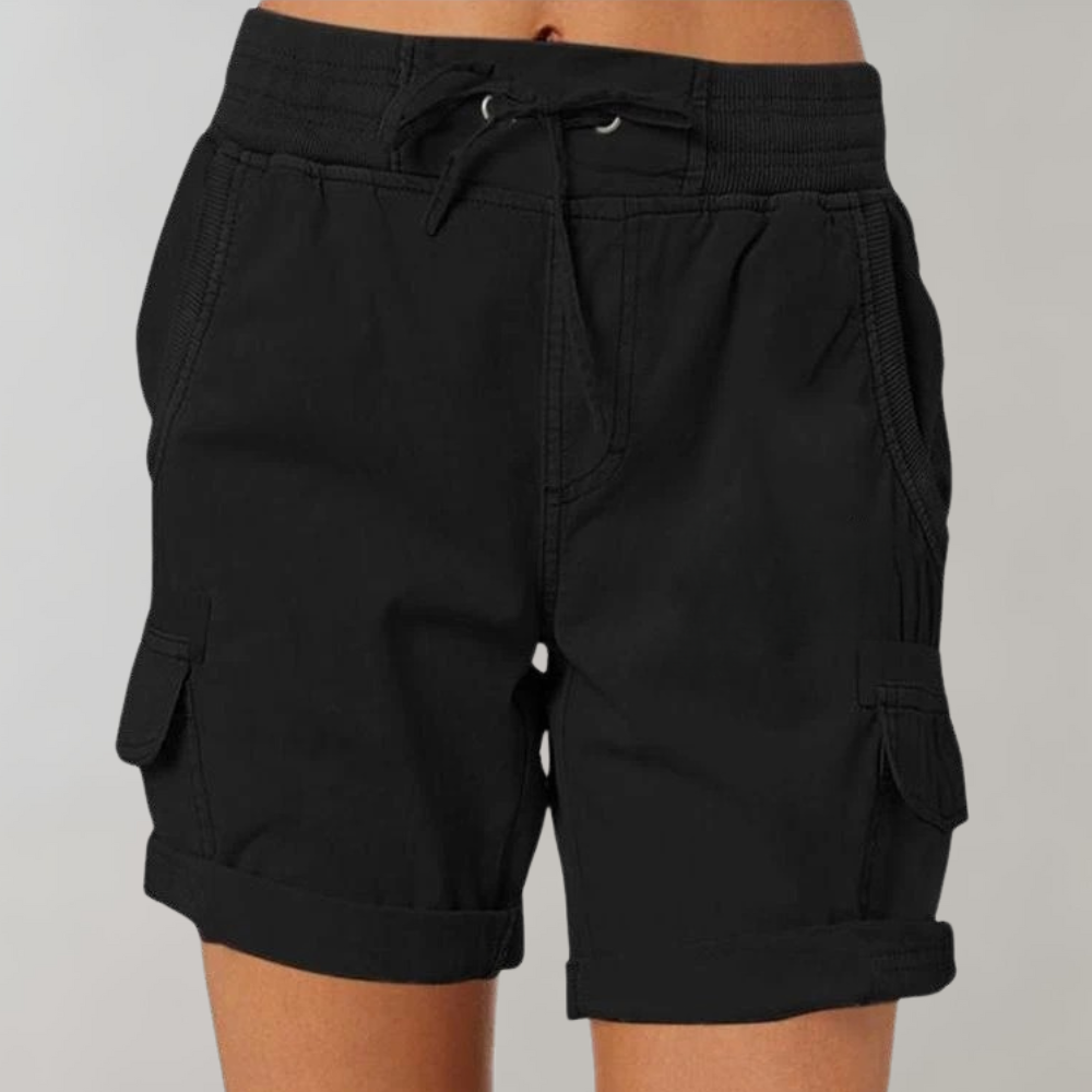 SERAPHINE | Verhoogde shorts met hoge taille voor dames