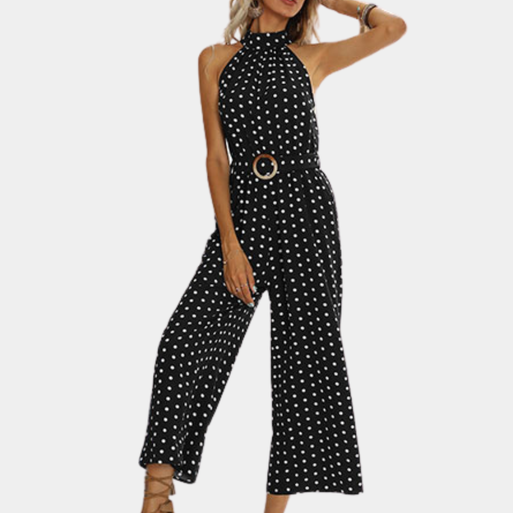 ERIKA | Stijlvolle halternek jumpsuit voor dames