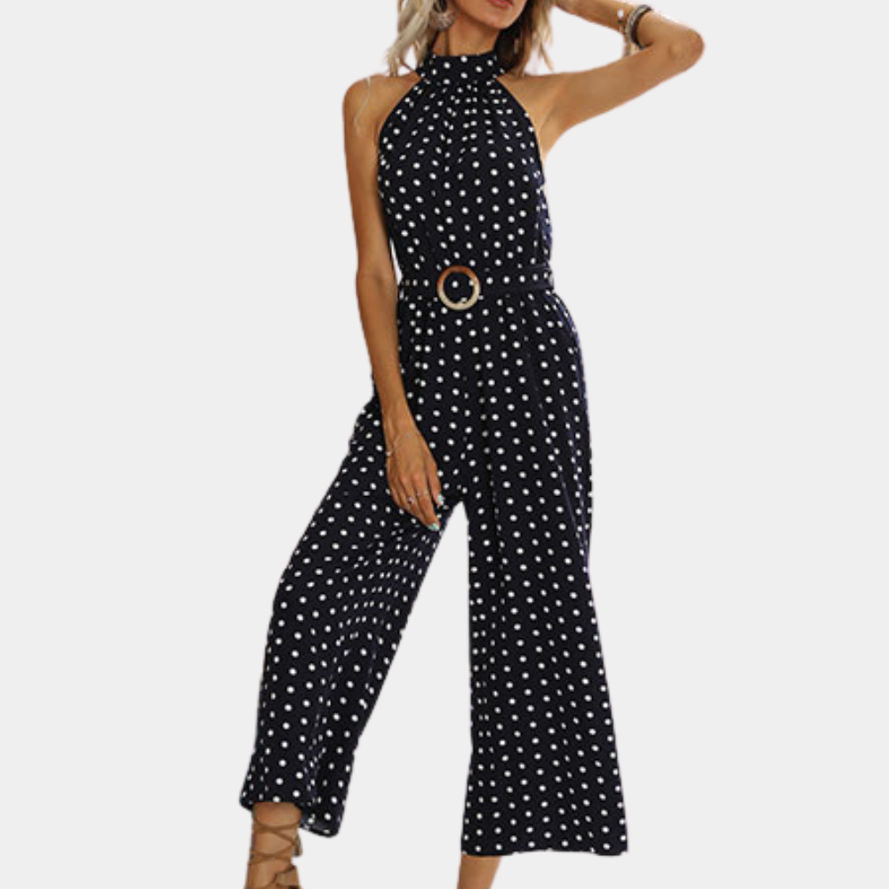 ERIKA | Stijlvolle halternek jumpsuit voor dames