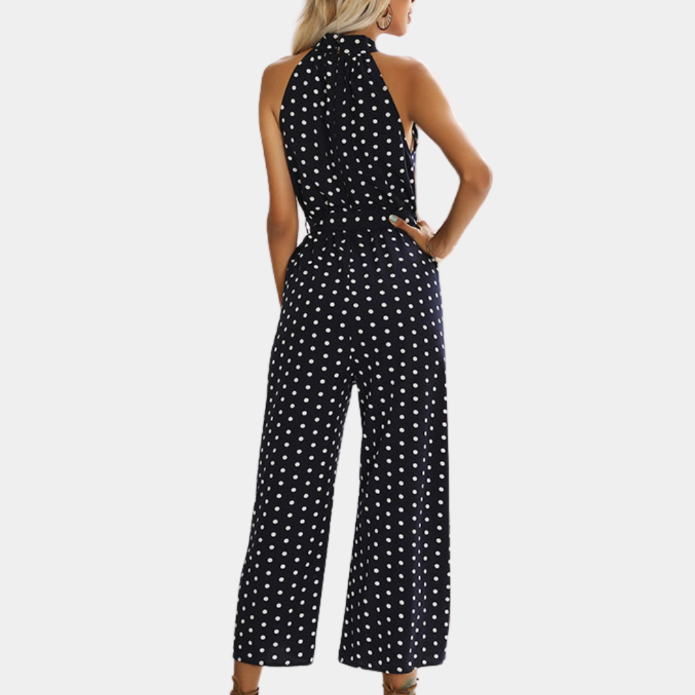 ERIKA | Stijlvolle halternek jumpsuit voor dames