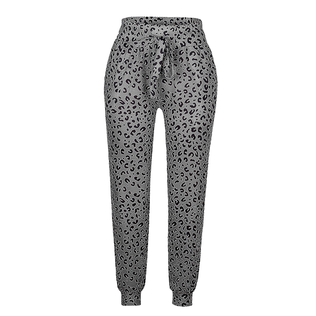 RAELYNN | Broek versierd met luipaardprint