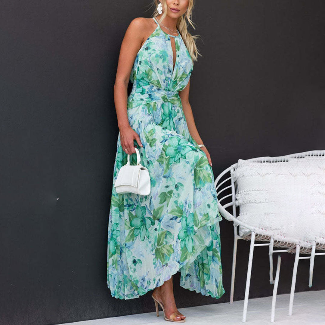 GUNILLA - Maxi-jurk met bloemenpatroon