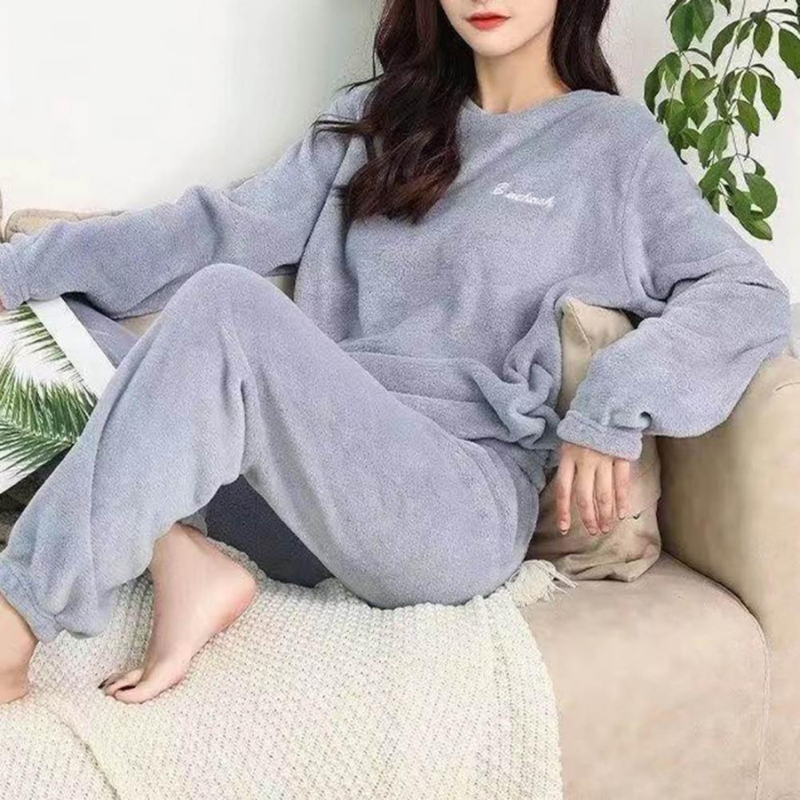 Joanna pyjama set | Warme Pluche Slaapkleding voor Vrouwen