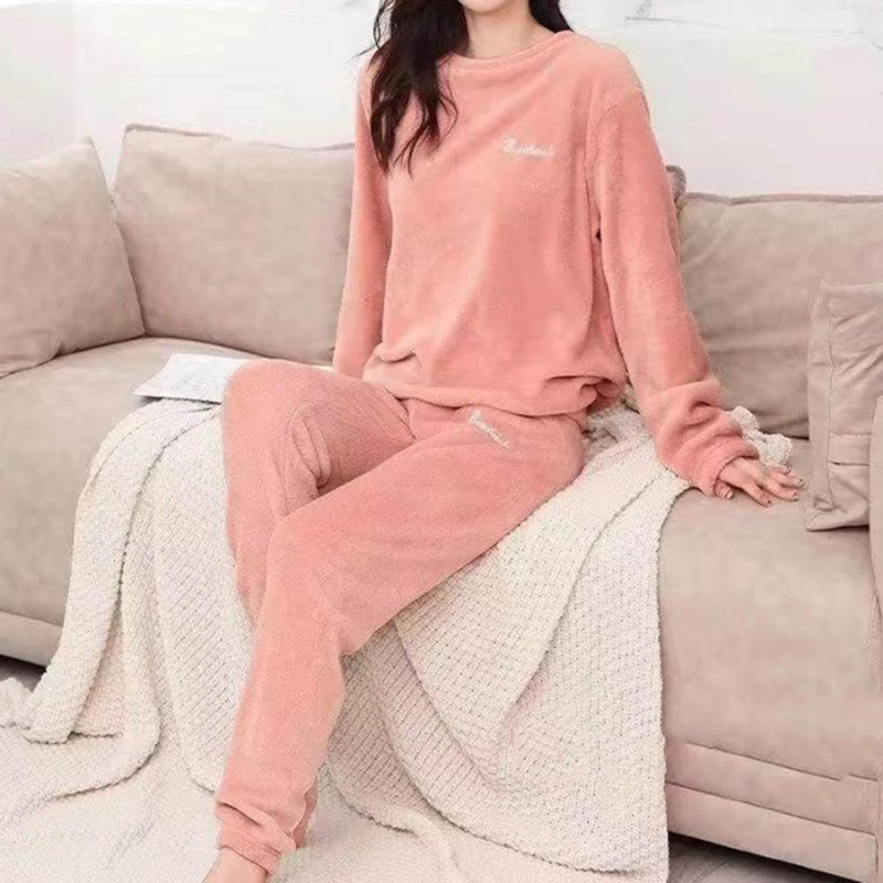 Joanna pyjama set | Warme Pluche Slaapkleding voor Vrouwen