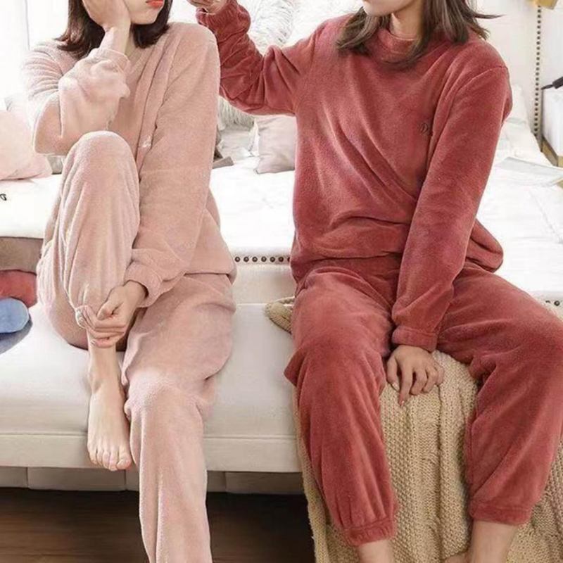 Joanna pyjama set | Warme Pluche Slaapkleding voor Vrouwen