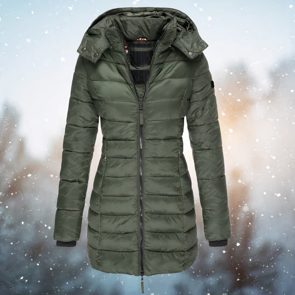 Eadric - Getailleerd Winterpufferjack voor Dames