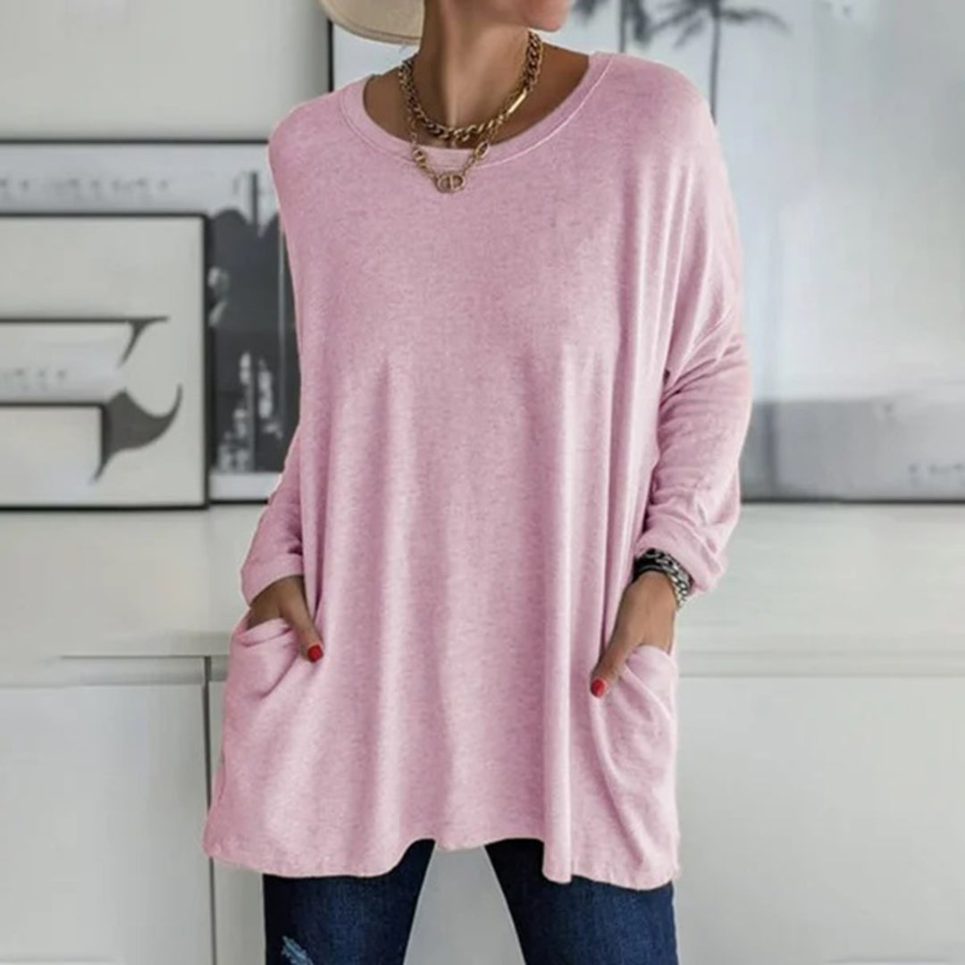 BRIELLE | Dames T-shirt met een relaxte pasvorm