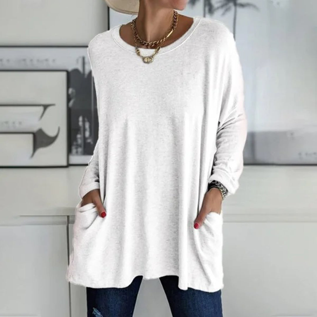 BRIELLE | Dames T-shirt met een relaxte pasvorm