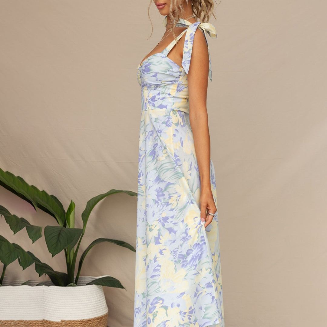 BRIA - Elegante midi-jurk met bloemen