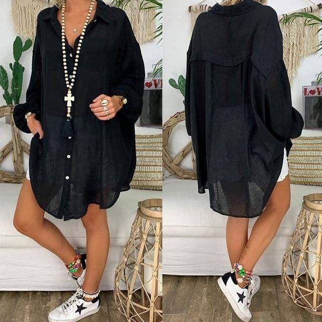 HALEY | Vredes Plus Size oversized shirt