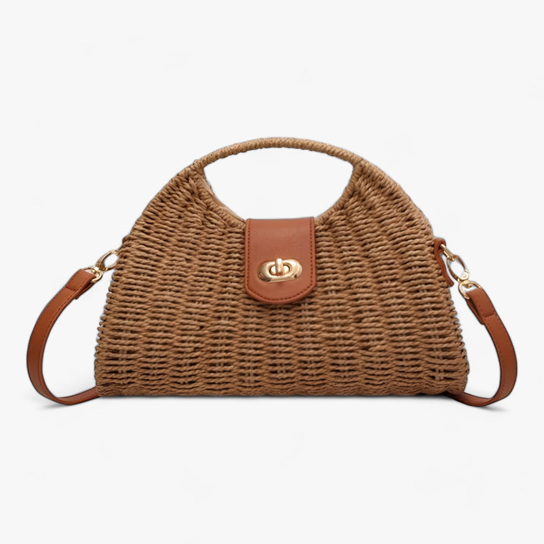 CARRIE | Zomerse Geweven Schelp Crossbodytas