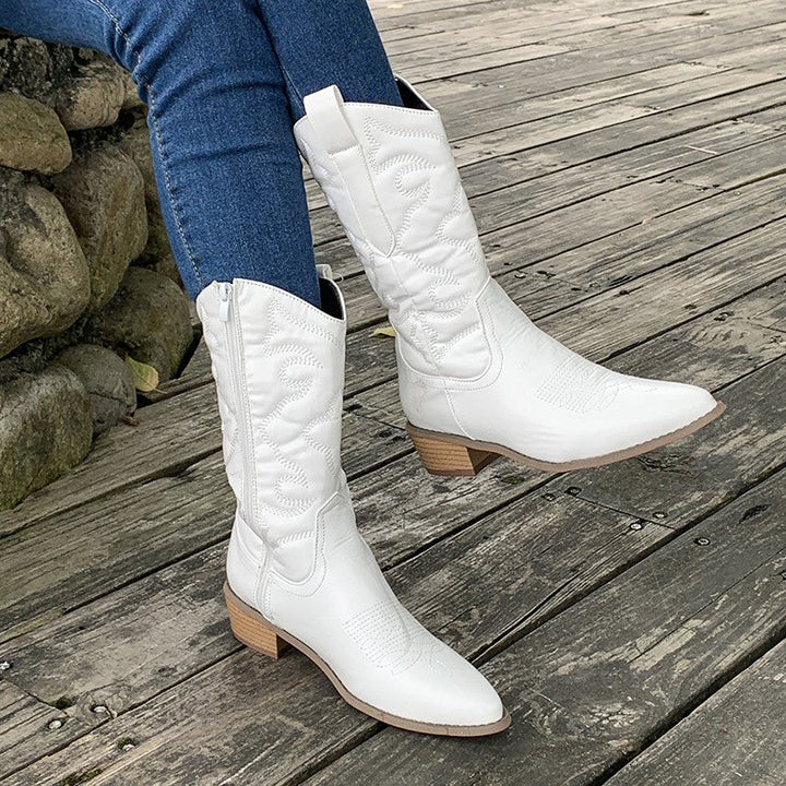 Berkenbosch - Trendy Cowboy Laarzen voor Vrouwen